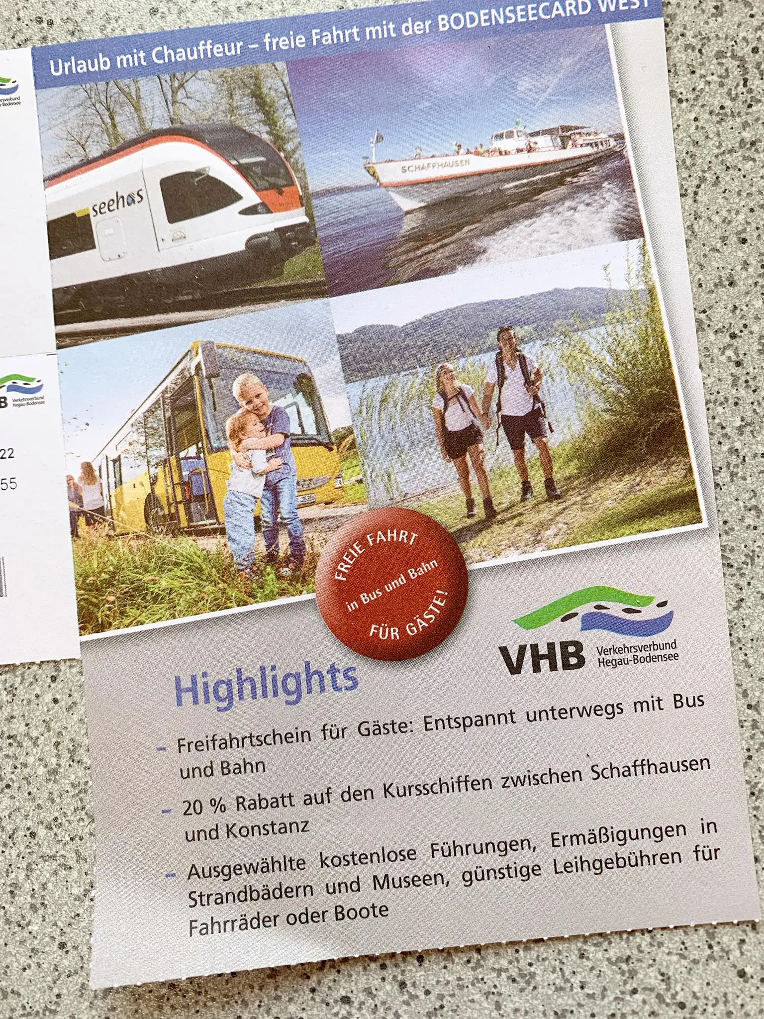 Mit der Bodensee Card kann man öffentliche Verkehrsmittel während des Urlaubs am Bodensee kostenlos nutzen.