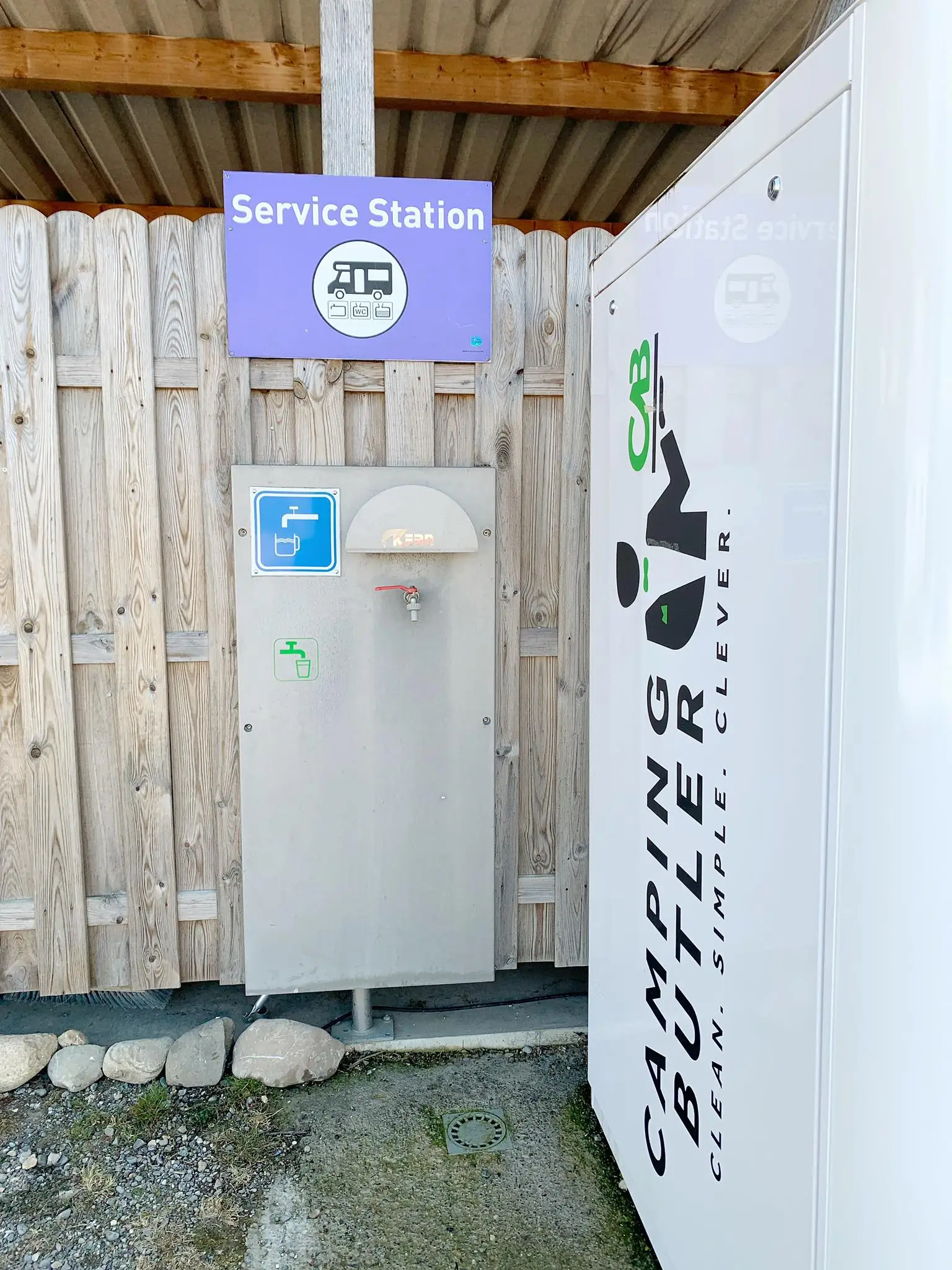 Der Campinggarten Wahlwies bietet den Service des Camping Butlers an.