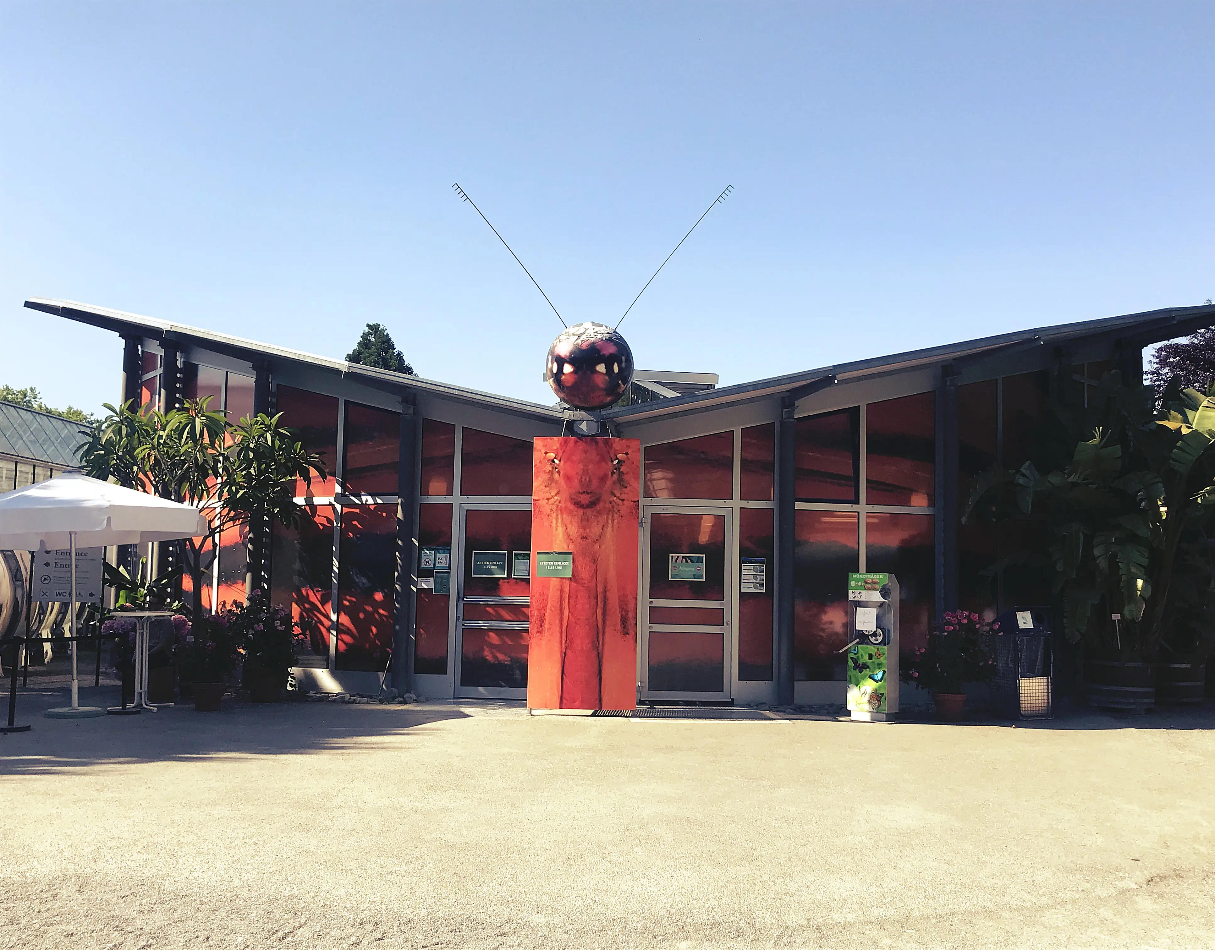 Das Schmetterlingshaus der Insel Mainau kann kostenlos besucht werden und ist im Eintritt inkludiert.