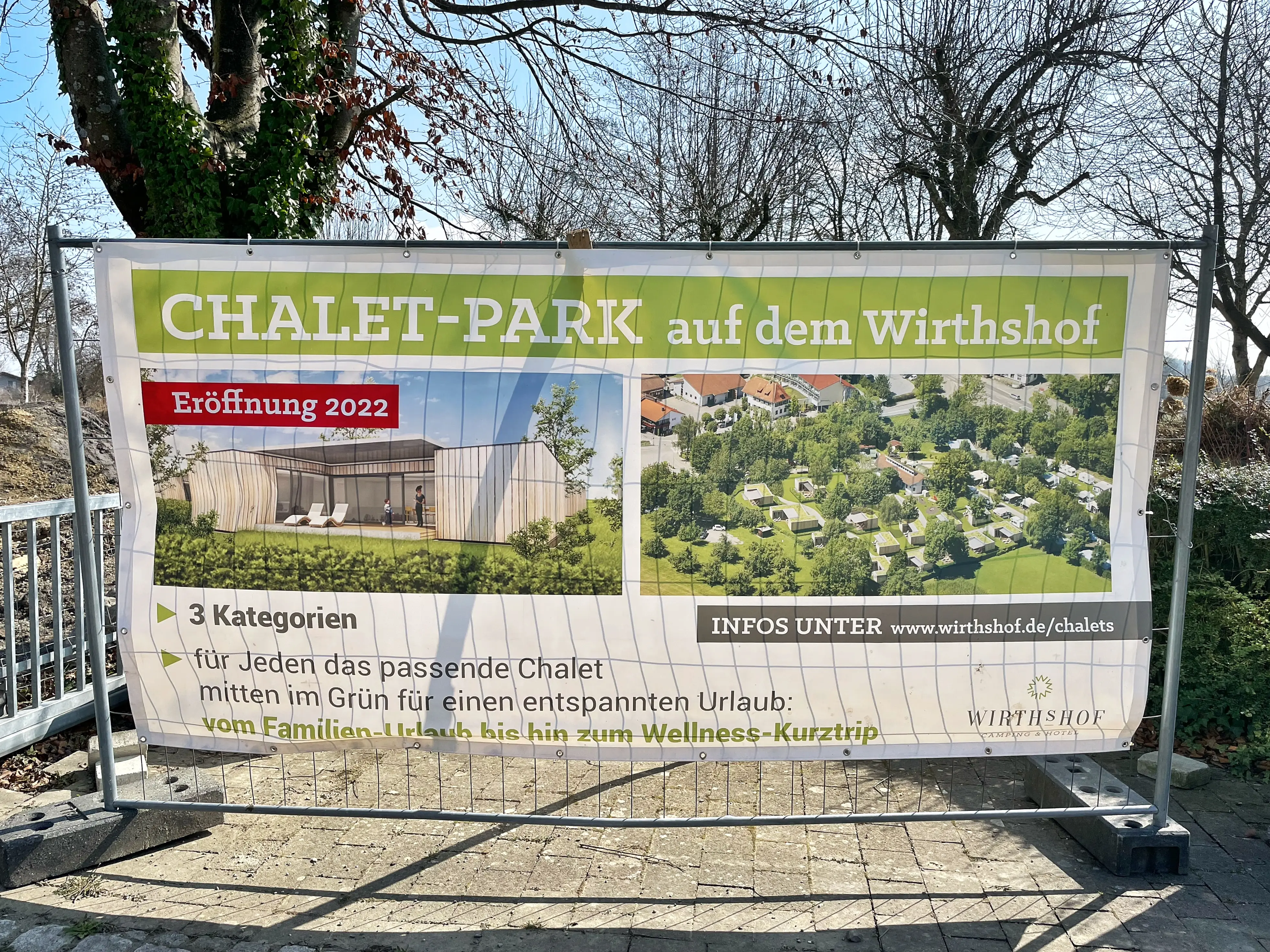 Auf dem Campingplatz Wirthshof entstehen neue Chalets und Mobilhomes.