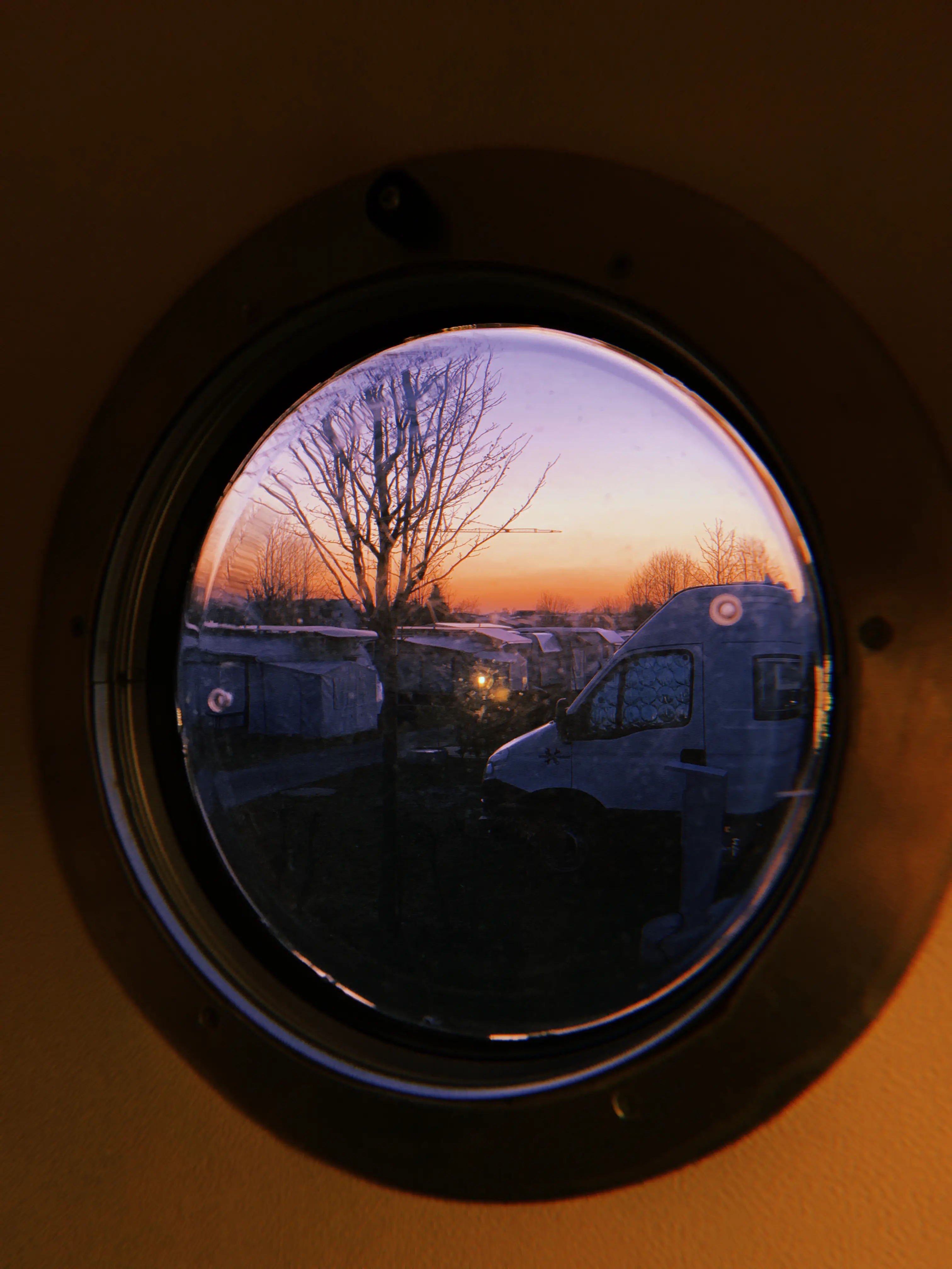 Wunderschönes Sonnenuntergang am Bodensee.