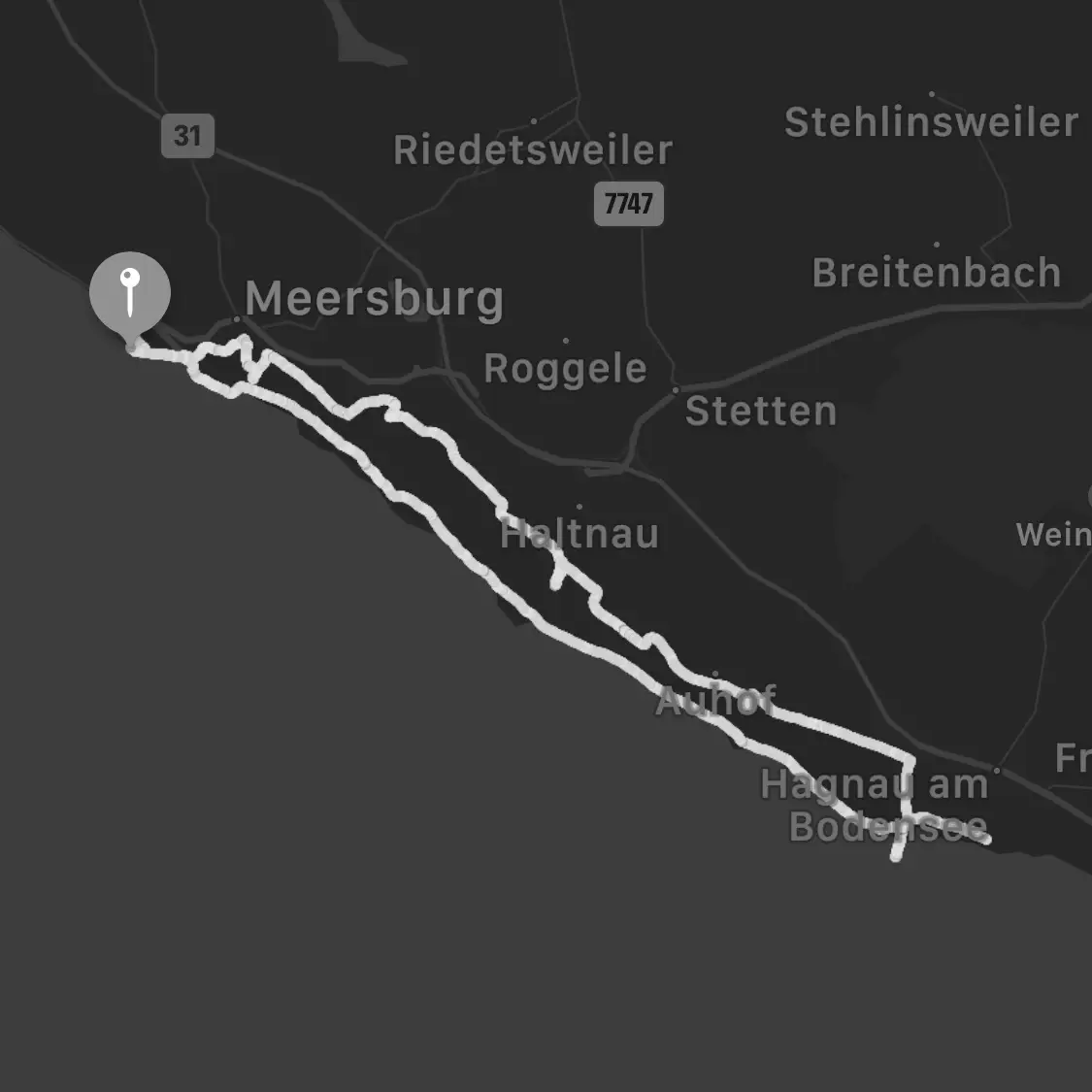Die Route des Höhenwegs zwischen Meersburg und Hagnau ist ein echter Klassiker am Bodensee.