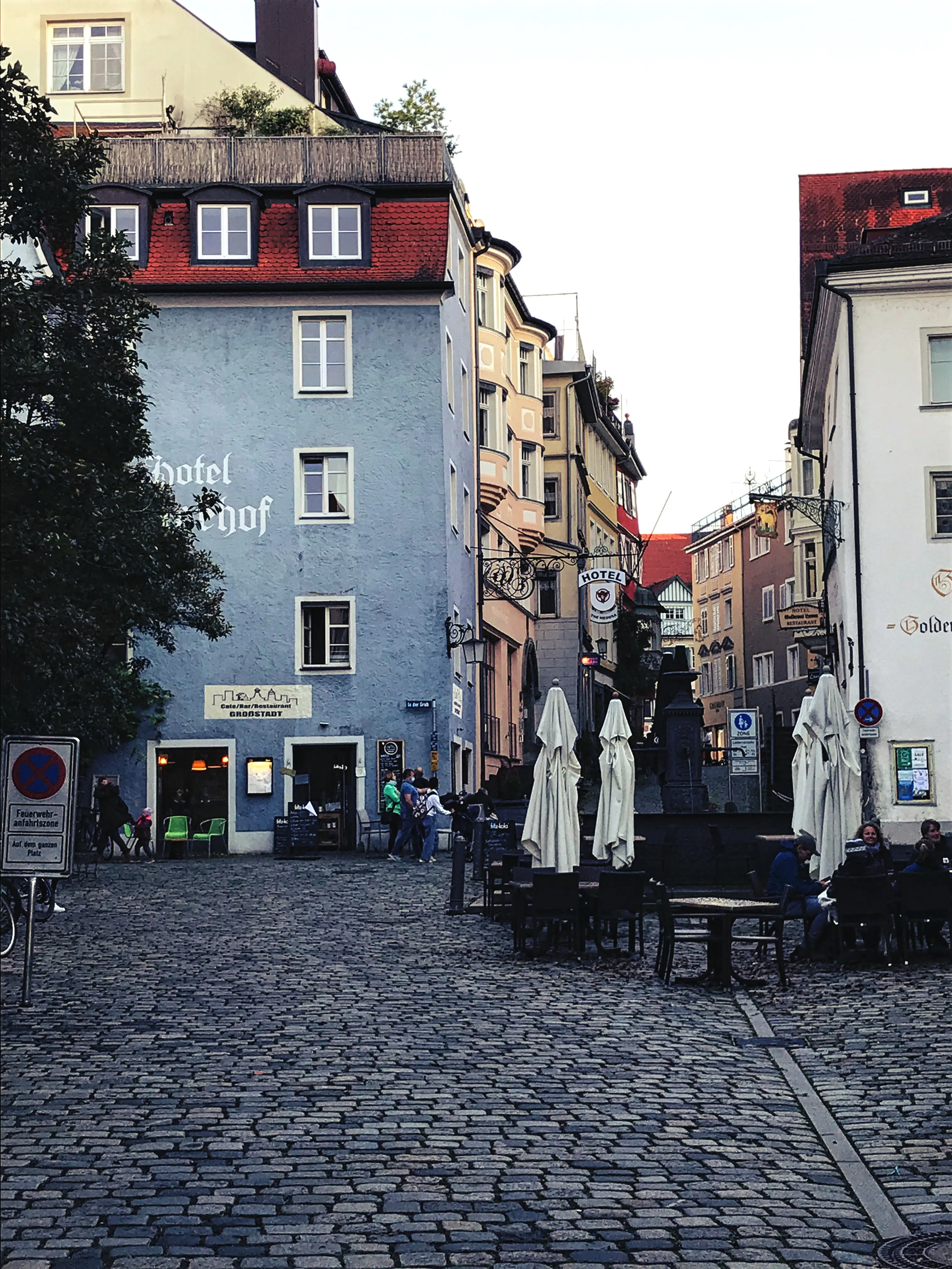 Teilweise erinnert die Lindauer Altstadt etwas an Konstanz, der größten Stadt am Bodensee.