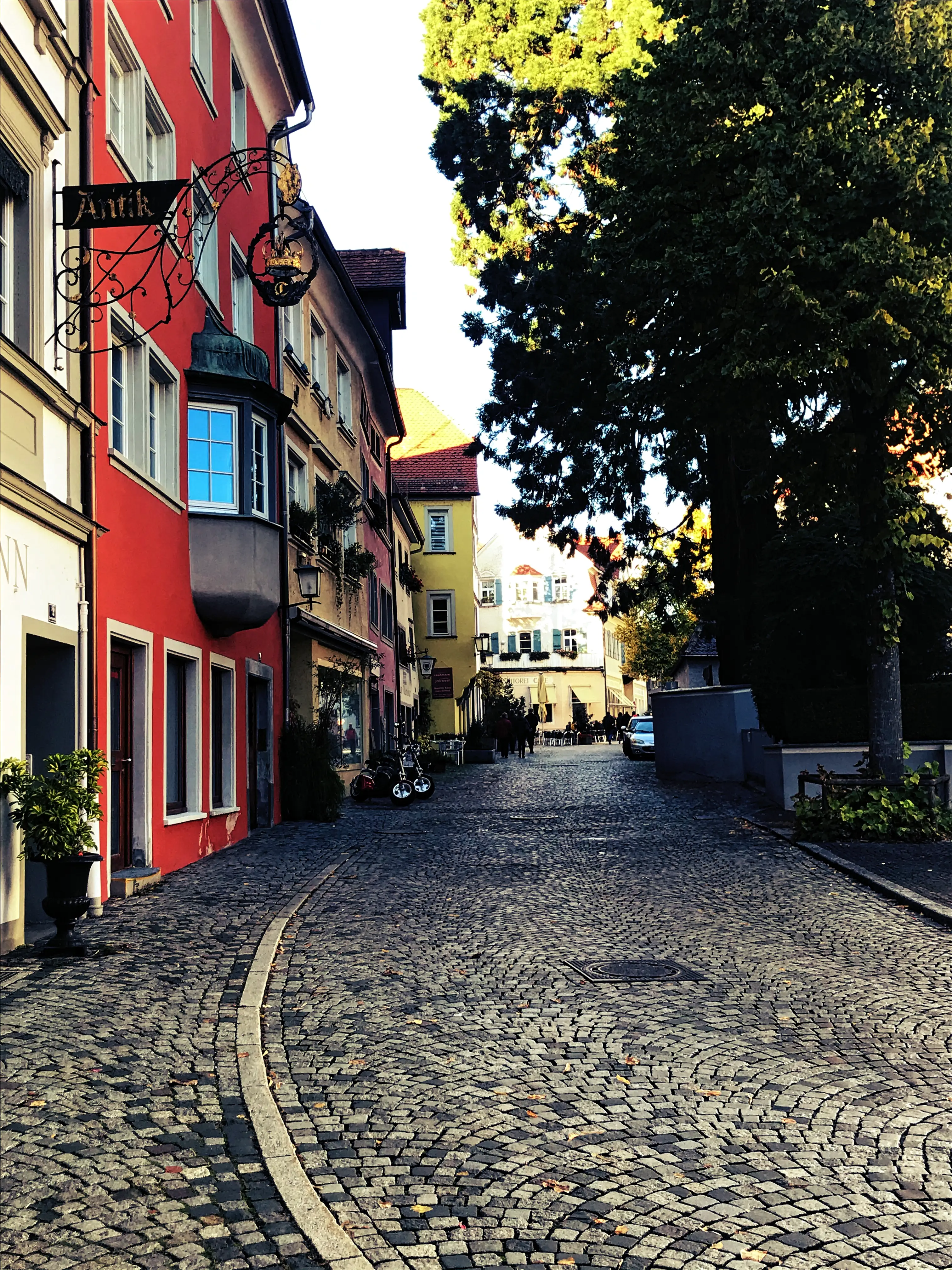 Der Weg durch die Altstadt führt die Localsbodensee wieder Richtung Bodensee.