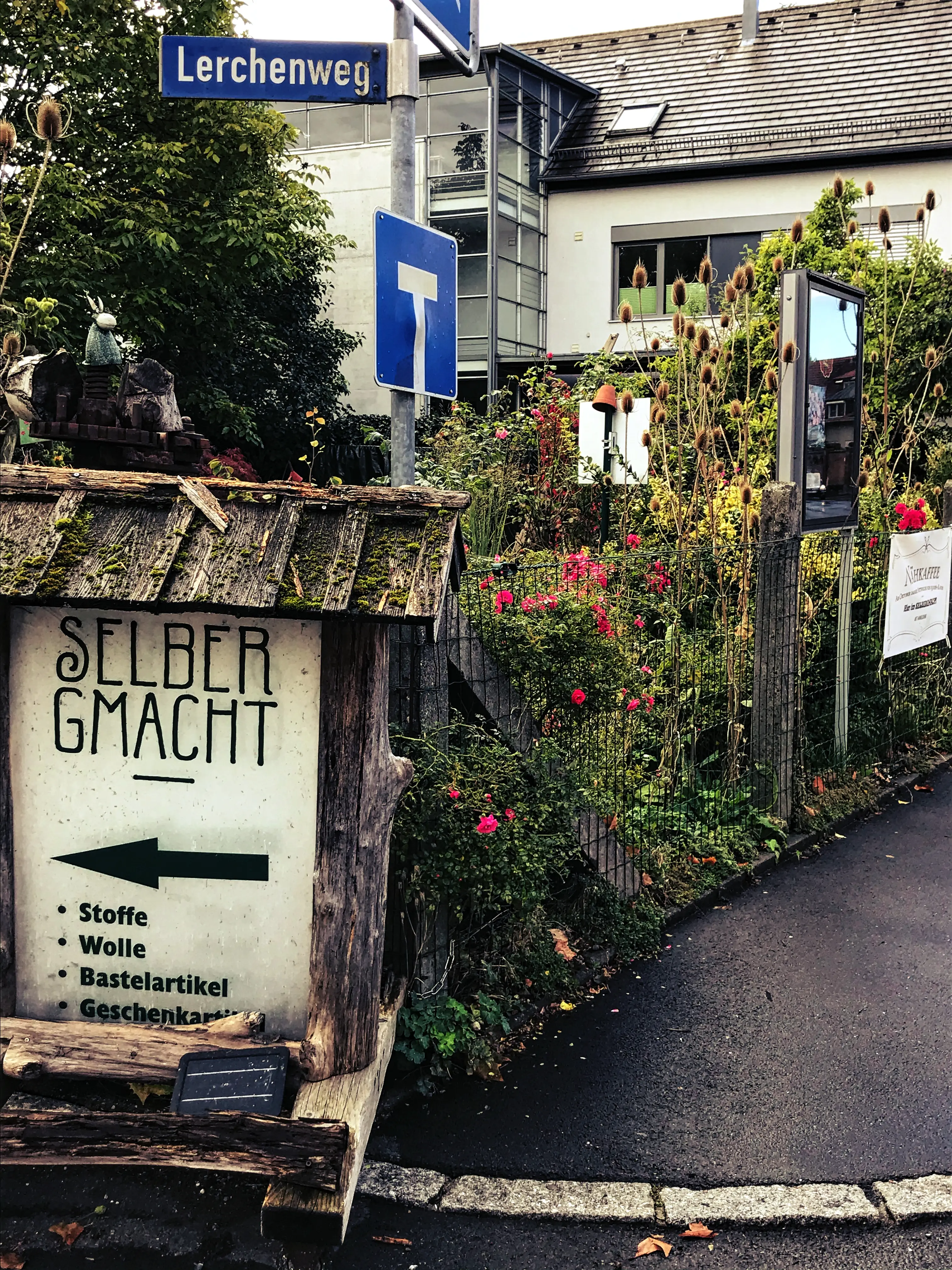 Im Lerchenweg in Wasserburg befindet sich der kleine Do-It-Yourself Laden "Selber gmacht".