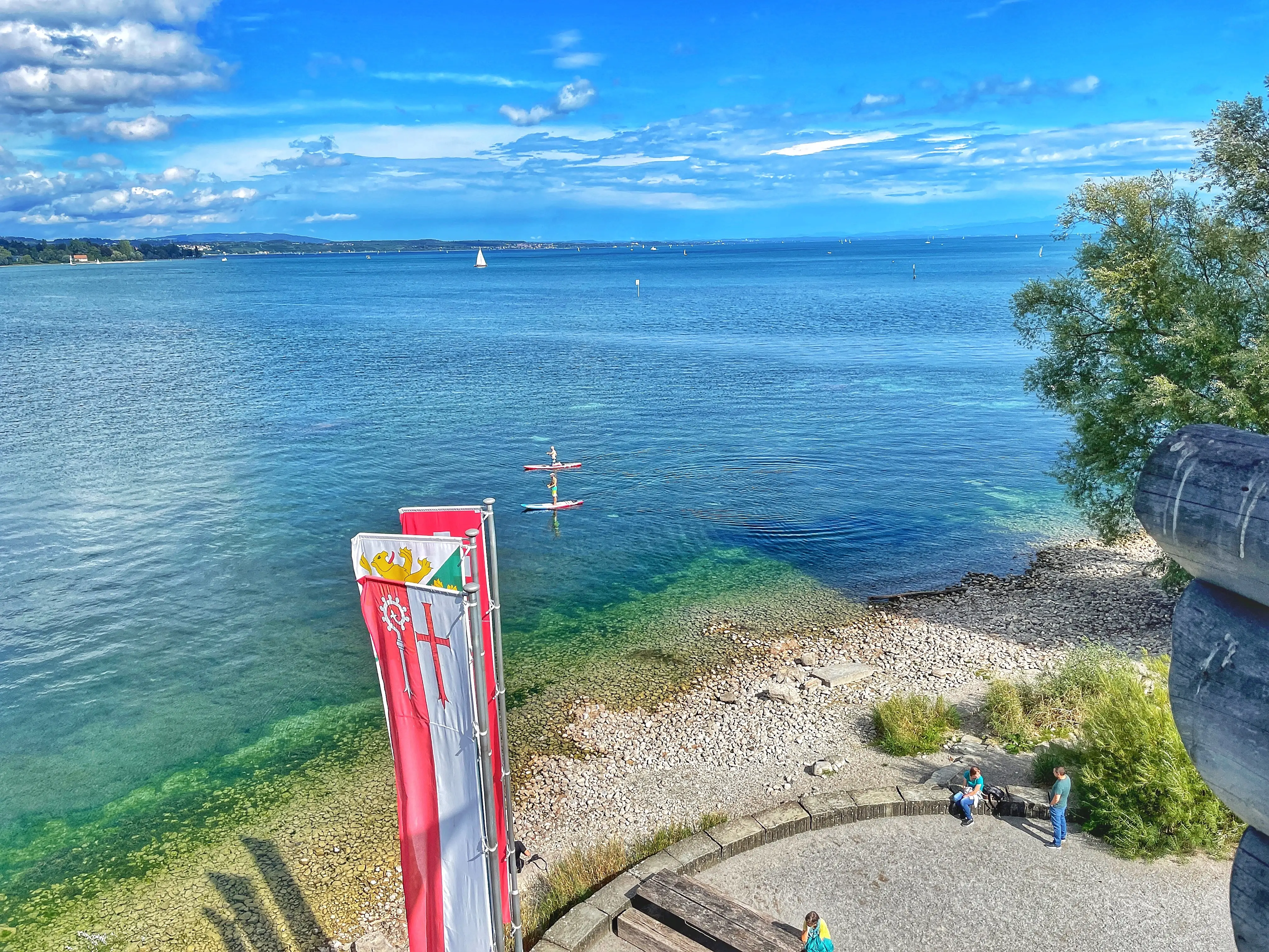 Einen Panoramablick auf den Bodensee erhält man auf dem Seeburg Turm in Kreuzlingen.