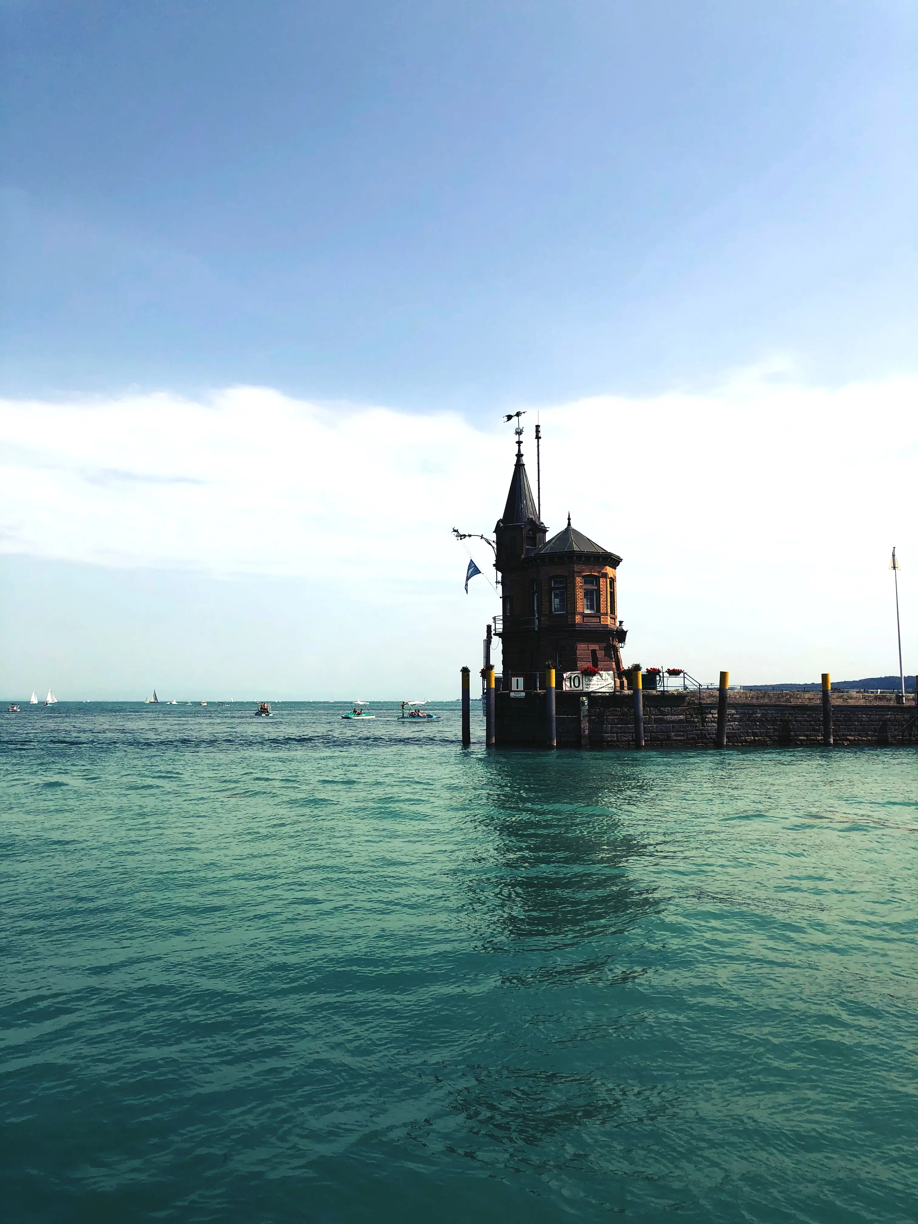 Die Rundfahrt mit der MS Reichenau endet natürlich da, wo sie begonnen hat. Im Konstanzer Hafen.