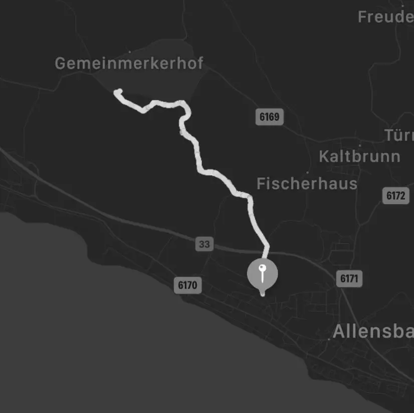 Die Route der Localsbodensee von Allensbach zum Wildpark Markelfingen.