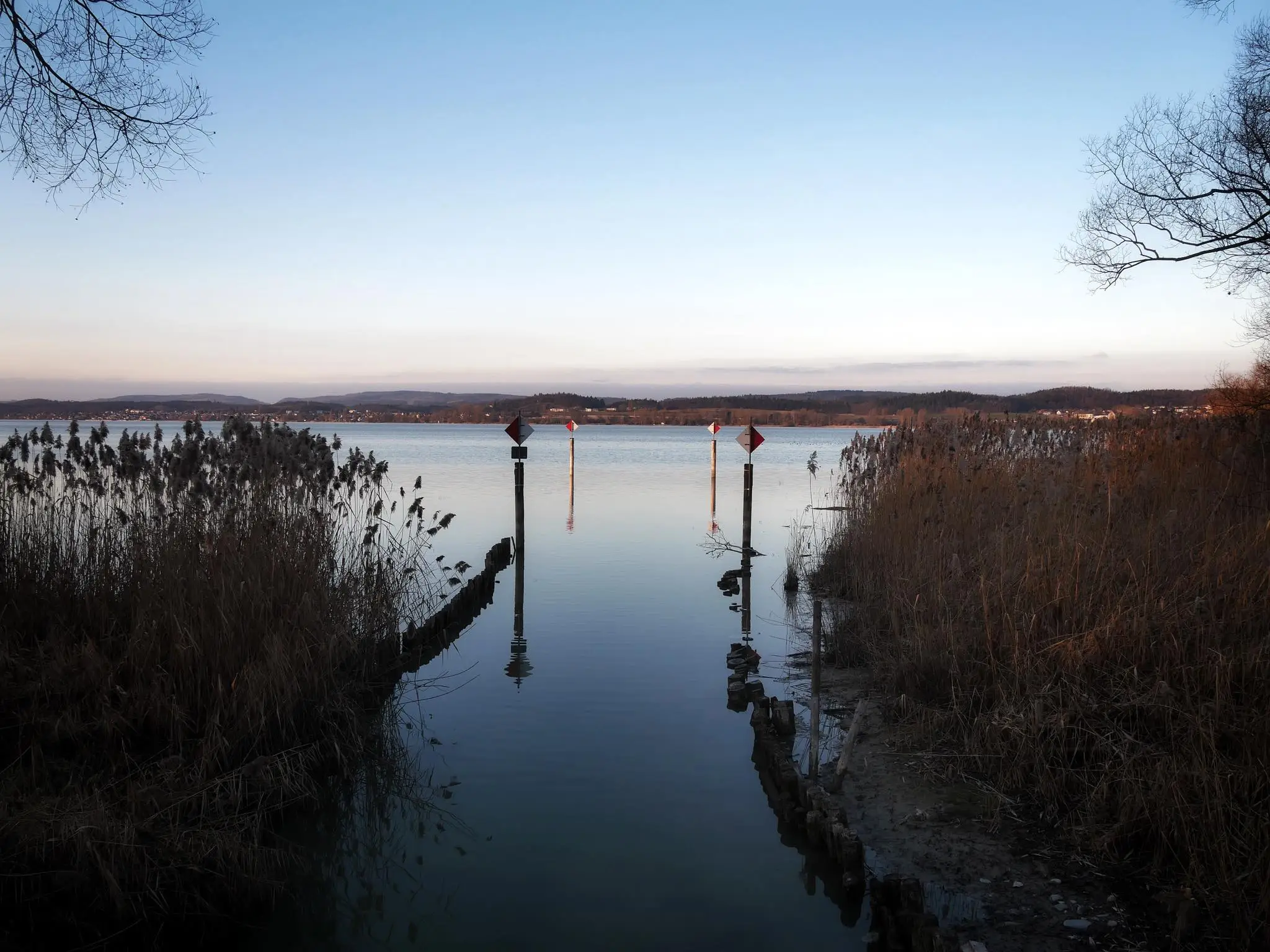 Das UNESCO Weltkulturerbe am Bodensee verzaubert durch wunderbare Sonnenuntergänge.