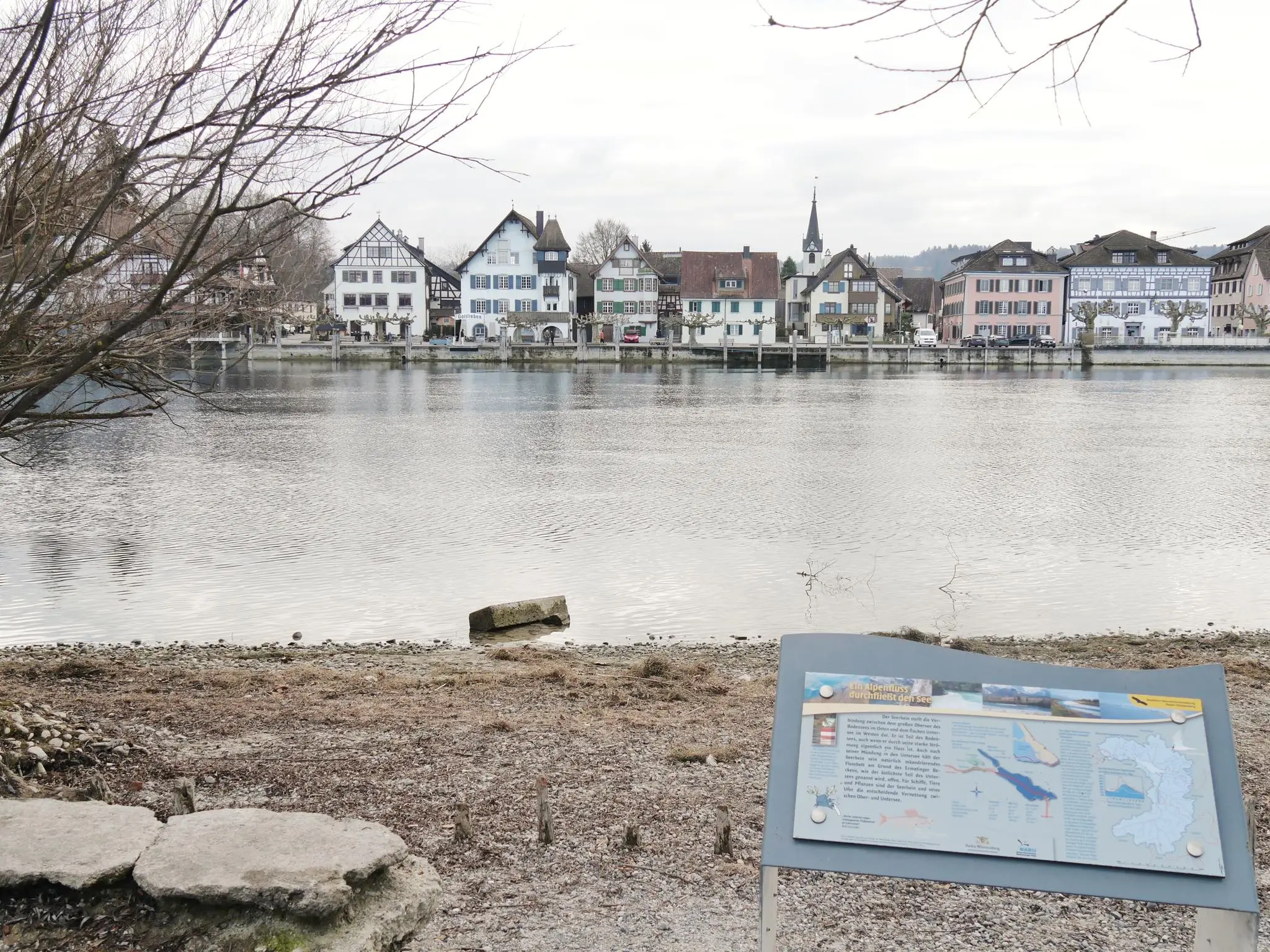 Das Wollmatinger Ried liegt gegenüber der Schweizer Gemeinde Gottlieben.