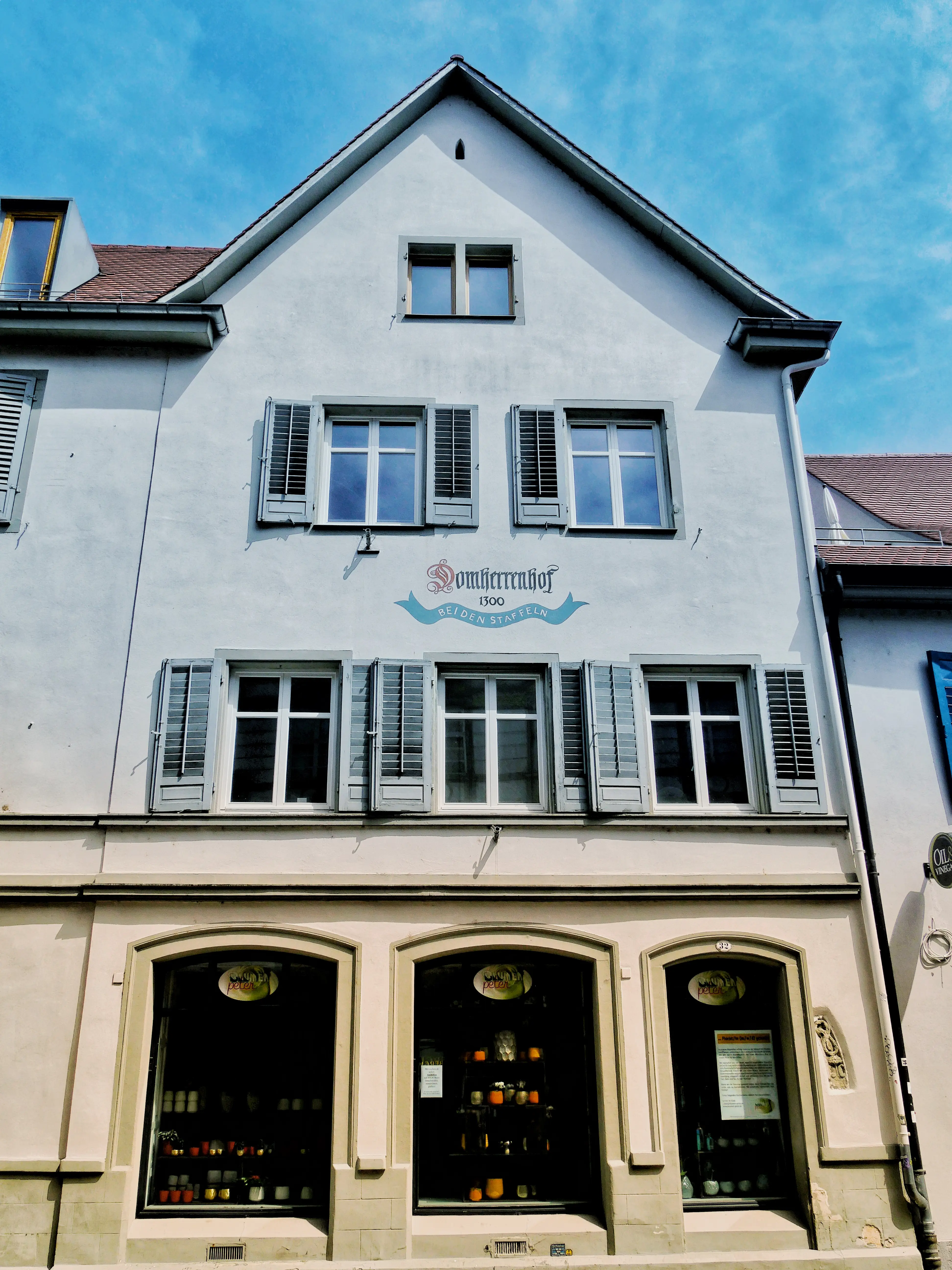Das Haus "Domherrenhof" befindet sich in unmittelbarer Nähe zum Konstanzer Münster.